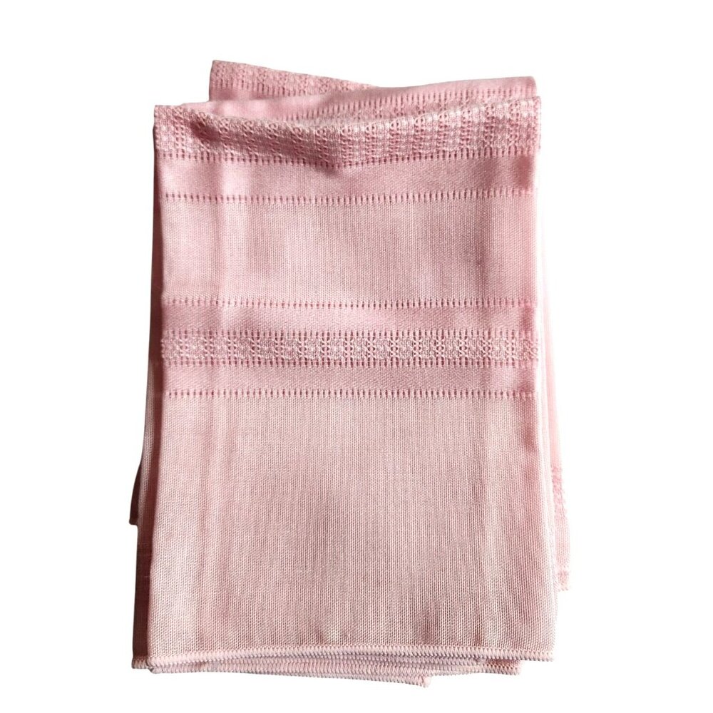 Set Of 7 Cloth Napkins Pink Table spring Easter holiday linens pastel - Picture 2 of 7